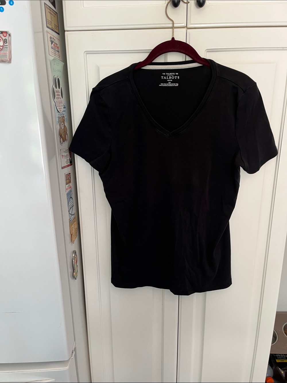 Talbots Large Petite VNeck Tee
Black